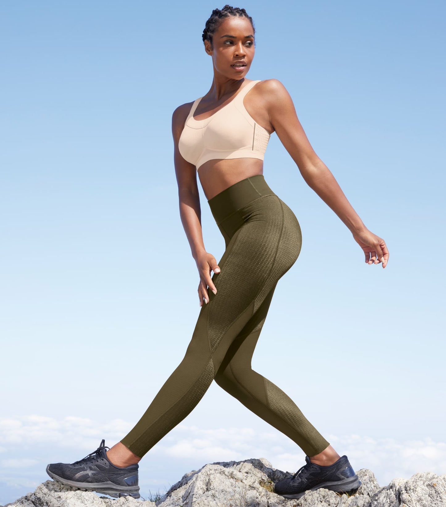 Anita Sport Tights Compression dark oliv