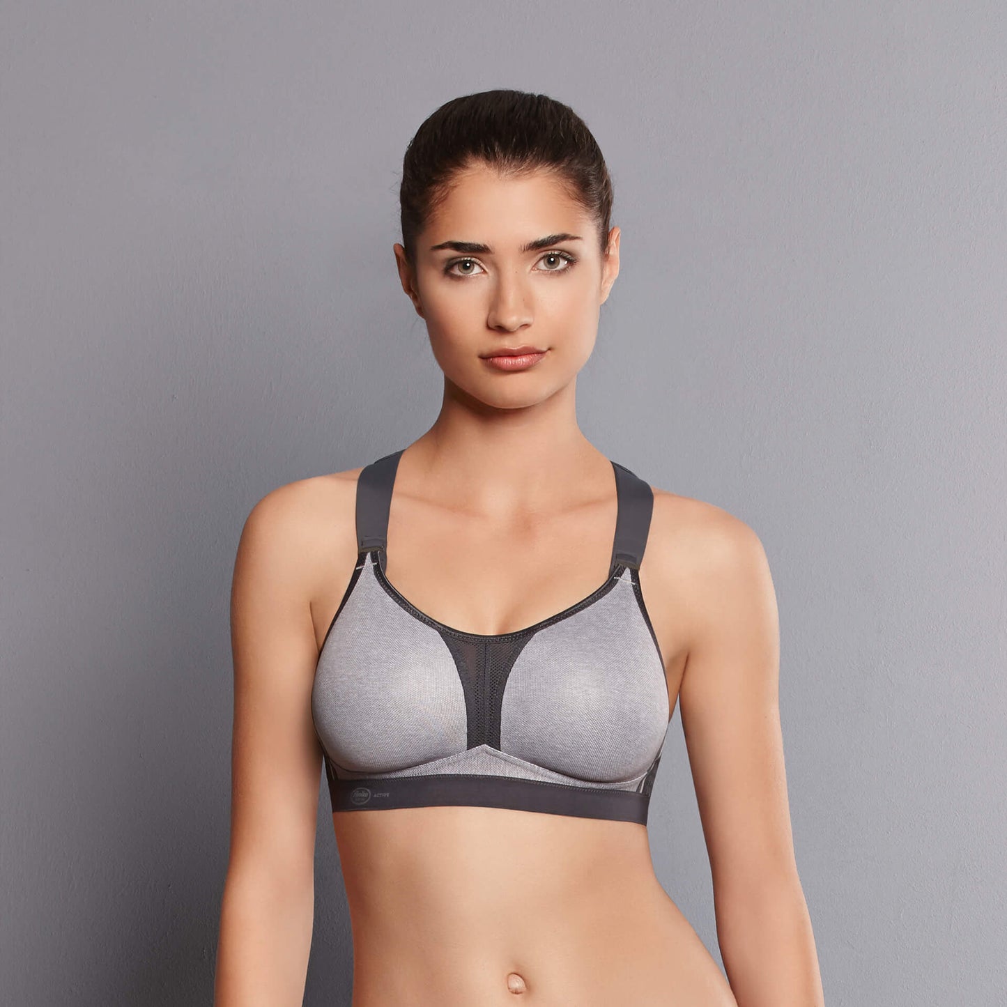 Anita Dynamix Star Sports BH heather grey