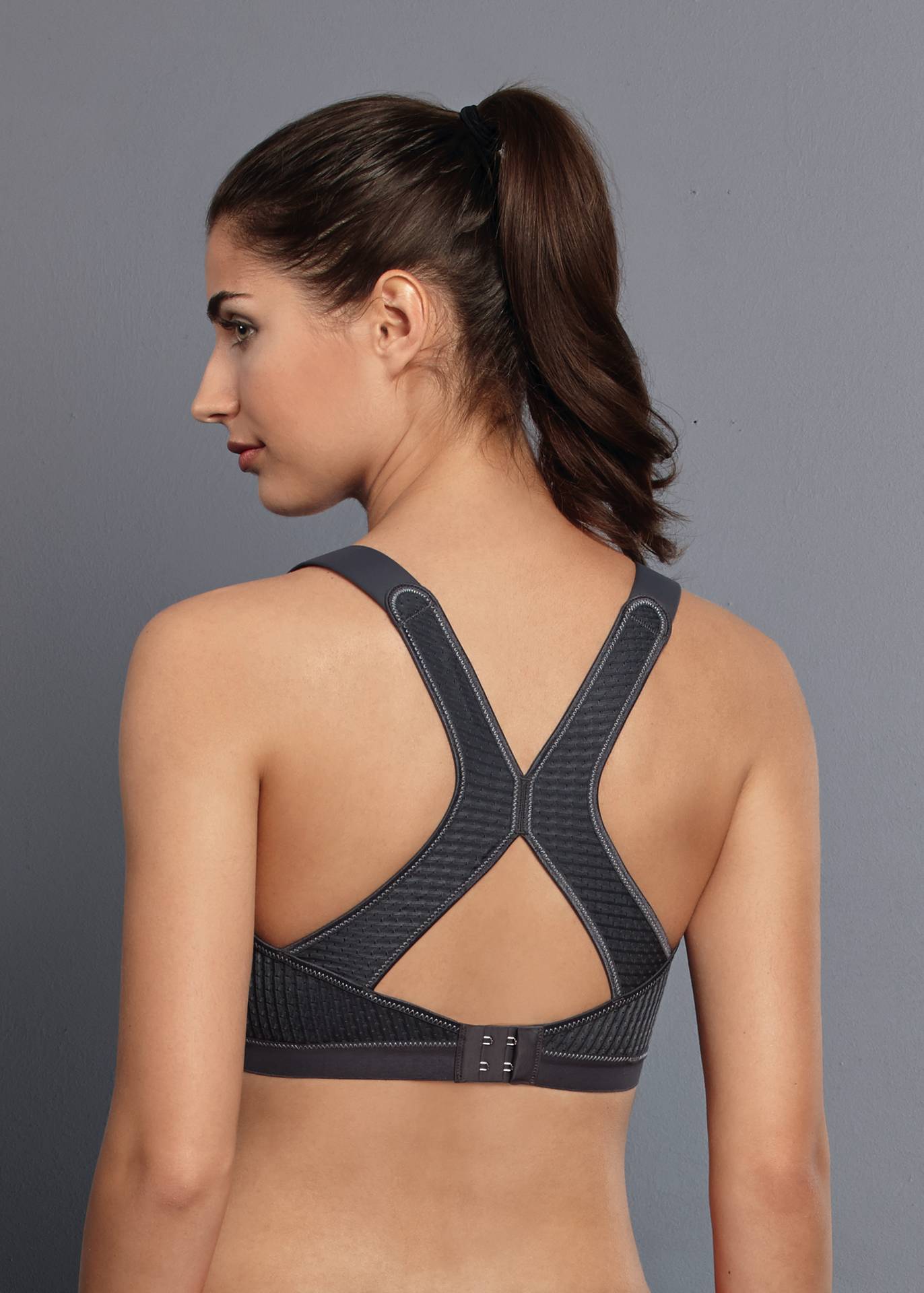 Anita Dynamix Star Sports BH heather grey