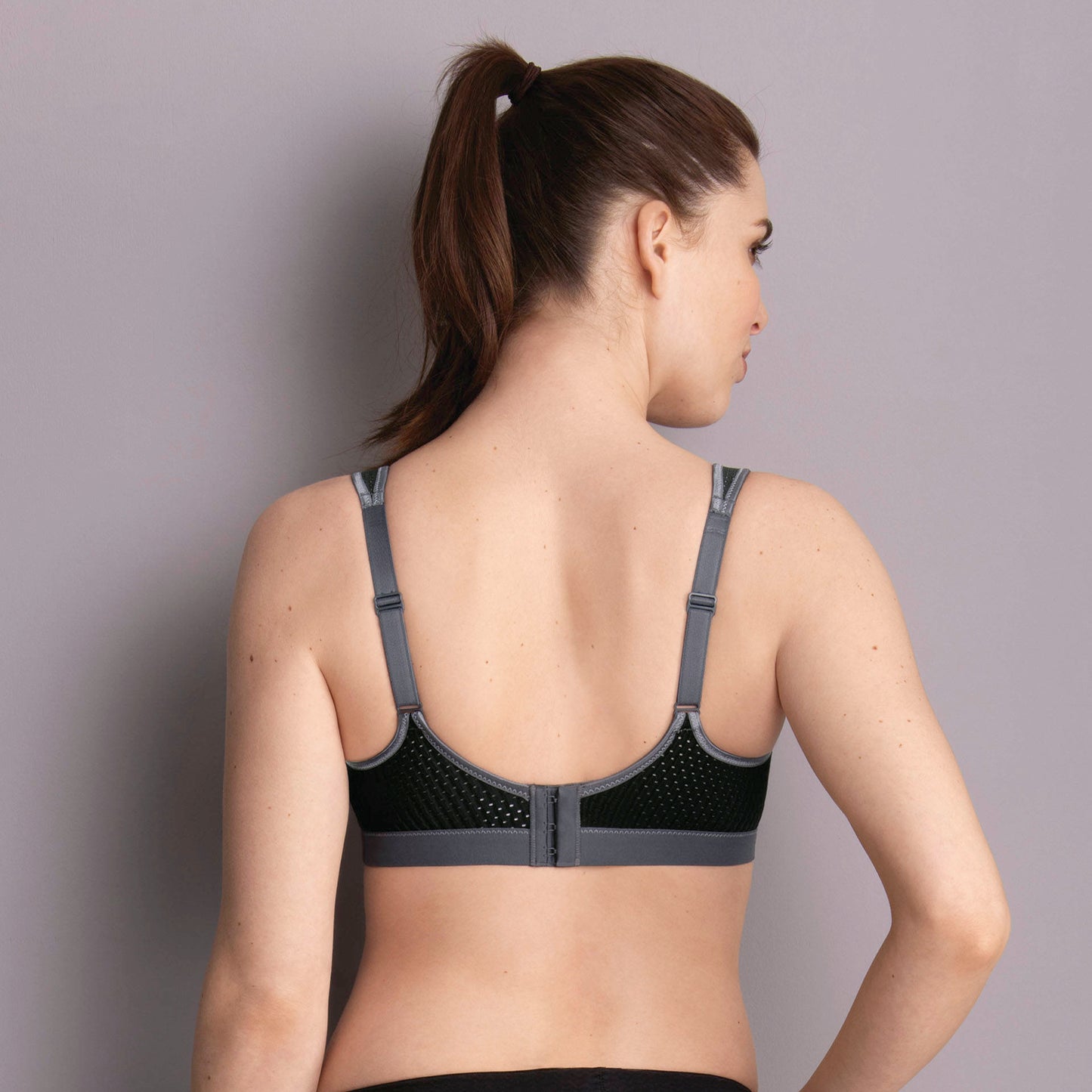 Anita Performance Sports BH sort antracit