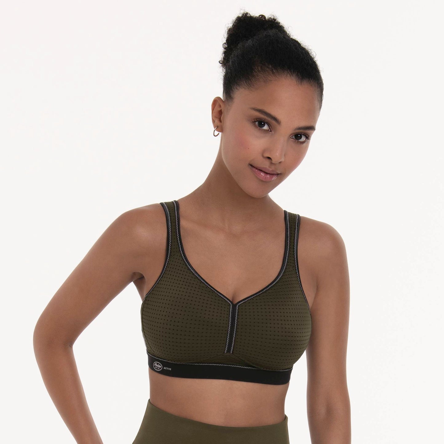 Anita Performance Sports BH dark olive black
