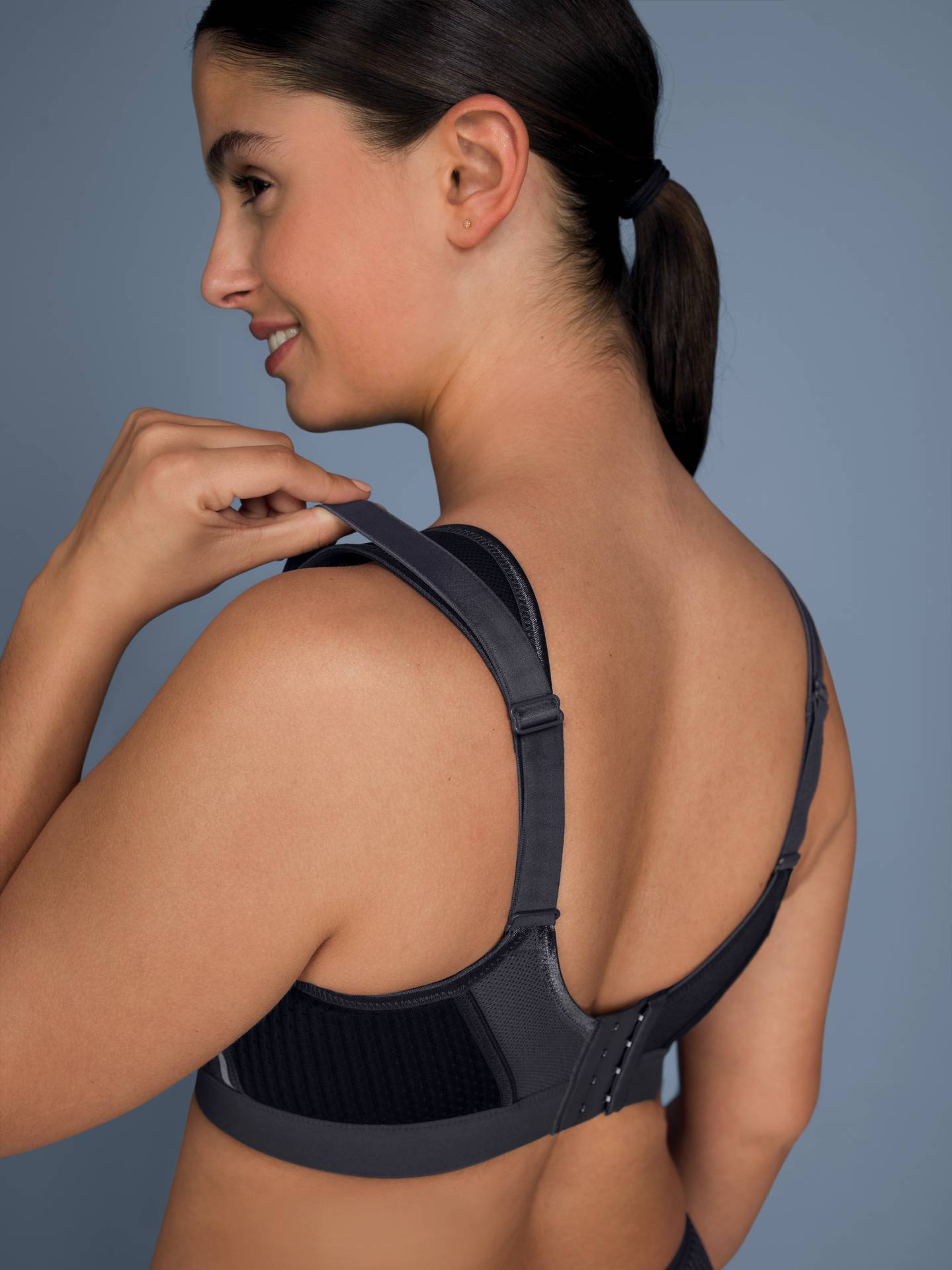 Anita Extreme Control plus Sports BH sort antracit