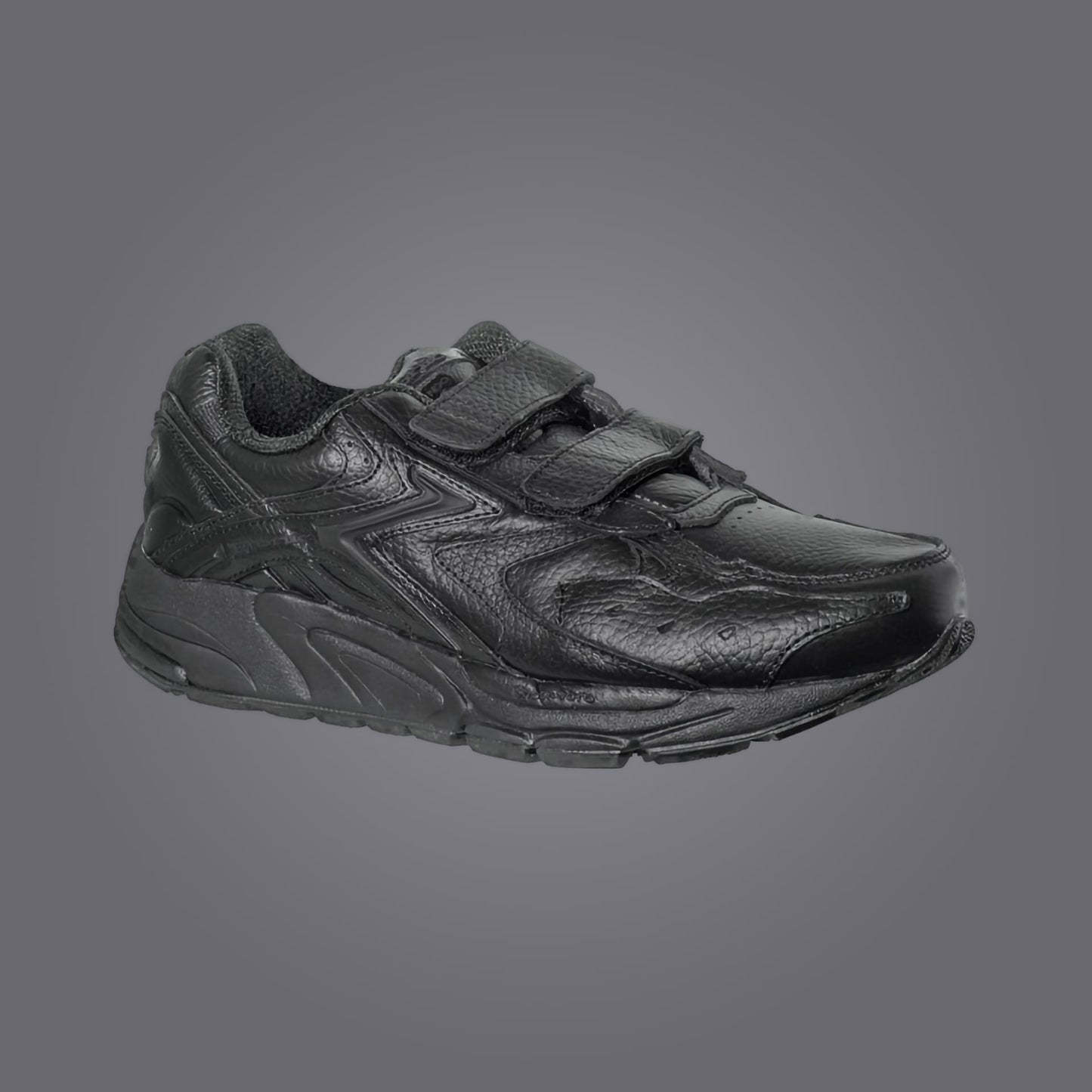 Etonic MINADO WALKER sort læder med velcro-luk