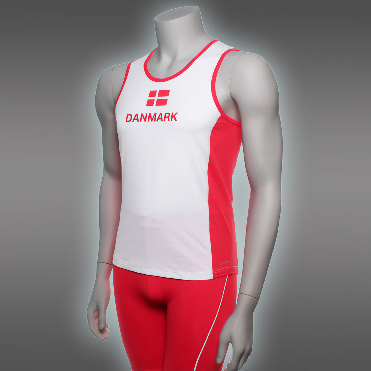 PRO Danmark Singlet White Red - Man