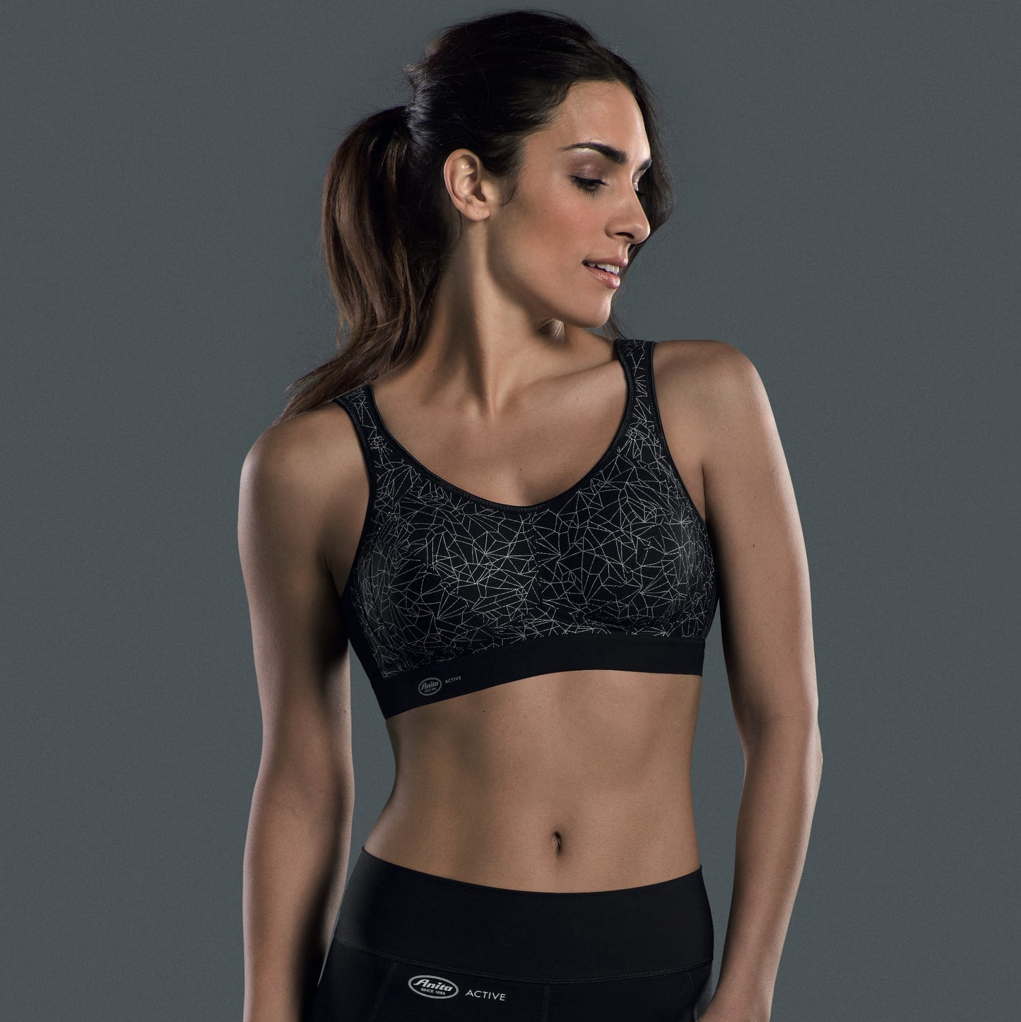 Anita Extreme Control Sports BH silver grey