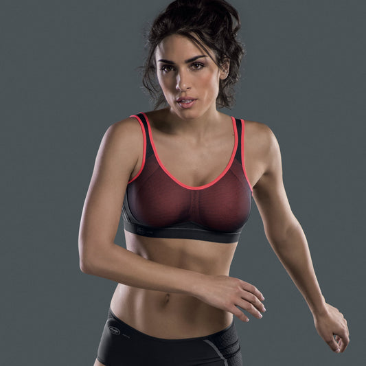 Anita Air Control Sports BH antracit coral