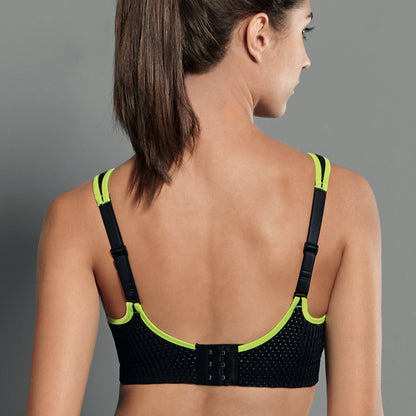 Anita Air Control DeltaPad Sports BH sort neongul