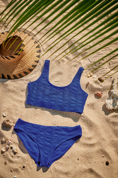 ESSENTIAL BOTTOM bikini bund blue violet - Essentials