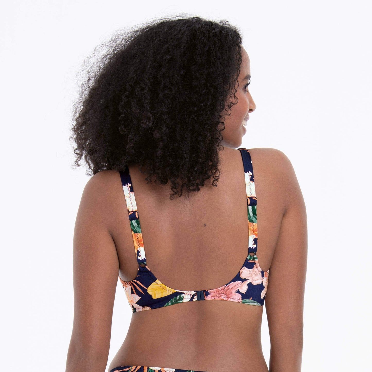 HERMINE bikini top - Tropical Sunset